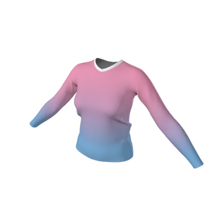 GS Custom 00 FC Womens LongSleeve Fitted V-Neck jersey. (x 1)